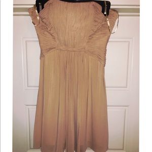BCBG MaxAzria nude strapless dress. Size 4